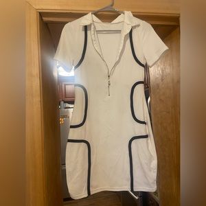 White sports dress